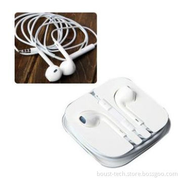 Boust New High Quality Earphone Headphone with Mic in Ear New Shape for iPhone 5 (BST-ABDQ)